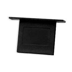 3-Phasen CLASSIC RECESSED - Endkappe, 1 Stück, inkl. innenliegender Fixierschraube, Kunststoff, schwarz