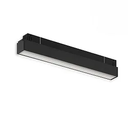 LED Linearleuchte LINE+ 30cm für NV-Schienensystem TRACK48, 48V DC, CRI 90, prismatisch, schaltbar, 10W 3000K 120°, schwarz
