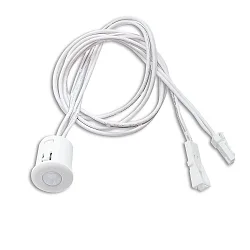 PIR-Bewegungsmelder MINI AMP, 3m, 30 sec., 12-24V DC, 3A, IP20, weiß