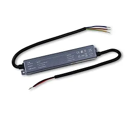 LED Trafo, 48V/DC, 100W, IP67, ultraflach, blau/schwarz