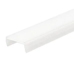 Cover für NV-Schiene TRACK 48 (Einbau, Aufbau, Trockenbau, Höhe 5cm), 200cm, 25% Transmission, schwarz matt