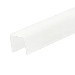Cover NV-Schiene TRACK 48 FLAT (Aufbau, Höhe 2.5cm), 200cm, 75% Transmission, weiß matt