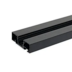 LED Gardinenprofil CURTAIN 10 ONE, 1-längig, 200cm, schwarz