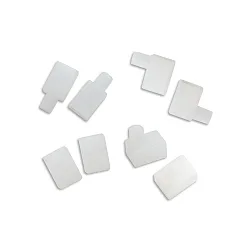Endkappen Set für WALLWASHER 20x55° Flexband, 2 Stück, weiß