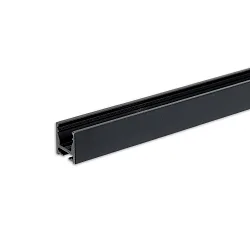 Gardinenprofil CURTAIN ONE FLAT, 1-längig, 200cm, schwarz