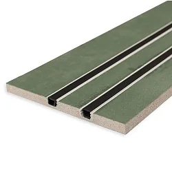 Gipskarton-Feuchtraumplatte PLASTER 10 DOUBLE, 12.5mm, mit Profileinsatz, 100cm