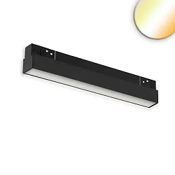 LED Schienen-Linearleuchte TRACK48, 30cm, 120°, 10W, 1800-4000K, 560lm, IP20, prismatisch, DALI DT8, schwarz