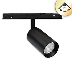 LED Schienenstrahler TRACK48, 30°, 12W, 30°, 1800-4000K, 840lm, UGR<19, IP20, DALI DT8, dreh-/schwenkbar, schwarz