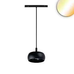 LED Schienen-Hängeleuchte TRACK48 CIRCLE, 45°, 8W, 1800-4000K, 500lm, IP20, DALI DT8, schwarz