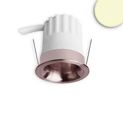 LED Einbaustrahler BACK32, rund, 36°, 5W, 3000K, 350lm, IP20, dimmbar, rosegold