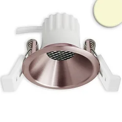 LED Einbaustrahler BACK45, rund, 36°, 5W, 3000K, 350lm, IP20, dimmbar, rosegold