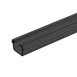 Gardinen-Inlay, 100cm, transluzent, schwarz