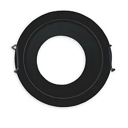 Einbaurahmen für MR11/GU10 Mini Spots, rund, schwarz
