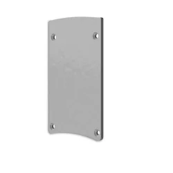 Endkappe EC124 für Leuchtenprofil HALON mit Cover C29/C61, silber
