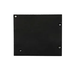 Endkappe EC127 für Gardinenprofil CURTAIN 10 ONE mit VISOR, 1 Paar (links & rechts), schwarz