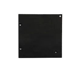 Endkappe EC131 für Gardinenprofil CURTAIN 10 ONE HIGH mit VISOR, 1 Paar (links & rechts), schwarz