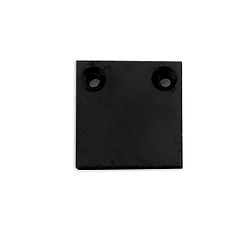 Endkappe EC132 für Gardinenprofil CURTAIN 10 ONE FLAT, 2 Stück, schwarz