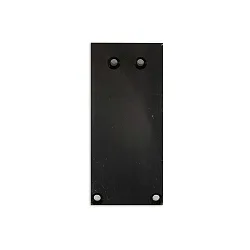Endkappe EC130 für Gardinenprofil CURTAIN 10 ONE HIGH, 2 Stück, schwarz
