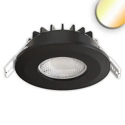 LED Einbaustrahler VARIO-68, 60°, 6W, 2700|3000|4000|6000K, 580lm, IP65, schwarz