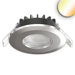 LED Einbaustrahler VARIO-68, 60°, 6W, 2700|3000|4000|6000K, 580lm, IP65, chrom
