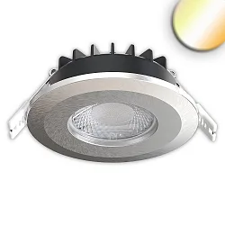 LED Einbaustrahler VARIO-68, 60°, 6W, 2700|3000|4000|6000K, 580lm, IP65, nickel gebürstet