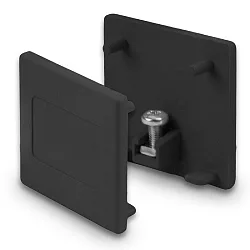 3-phase CLASSIC - endcap, 1 piece, black