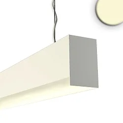 LED Pendelleuchte PROLAMP30H, IP42, 60cm, 10W 3000K 1410lm 270°, U-Cover, dimmbar, weiß