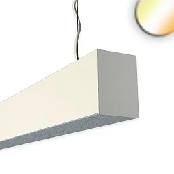 LED Pendelleuchte PROLAMP30FID, IP42, 118cm, 35W RGB + CCT (2200-6000K) 2710lm, Linse 60°, CRi 93, SYS-PRO dimmbar, weiß