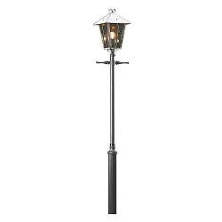 Leuchtenkopf FENIX GROSS, E27 max. 100W, Massiv-Kupfer / Rauch-Acrylglas