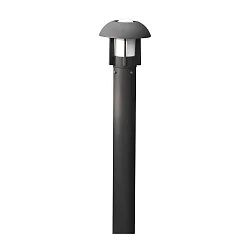 Wegeleuchte HEIMDAL, E27 max. 60W, Schwarz, Aluminium / Opalglas