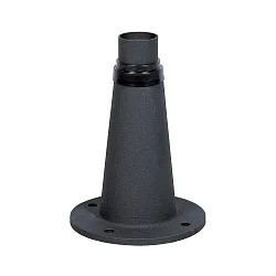 JUNIOR, Sockel für Konstsmide Leuchtenköpfe, Höhe 24.5cm, Schwarz, Aluminium