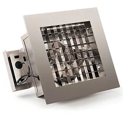 Decken-Einbauleuchte, IP23, E27 max.75W, Edelstahl 304 / Aluminium