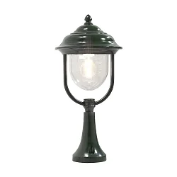 Sockelleuchte PARMA, E27 max. 75W, Grün, Aluminium / Acrylglas klar