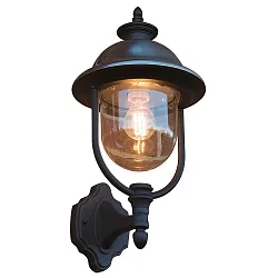 Außen-Wandleuchte PARMA UP mit Edelstahldach, E27 max. 75W