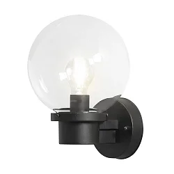 Außen-Wandleuchte NEMI mit Dämmerungsschalter, E27 max. 60W