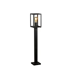 path light CARPI E27 IP44, brass, black dimmable