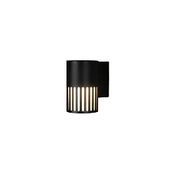 Outdoor Wandleuchte PISTOIA, E27, IP54, dimmbar, schwarz