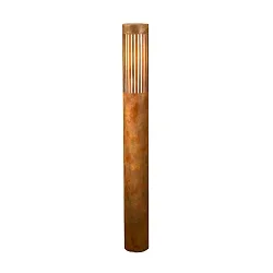 Outdoor Wegeleuchte PISTOIA, 95cm, E27, IP54, dimmbar, rost