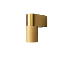 outdoor wall luminaire TEMI down, cylindrical GU10 IP54, gold dimmable