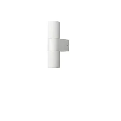 Außenwandleuchte TEMI, Up/Down, IP54, 2x GU10, Aluminium / Klarglas, schwarz / gold