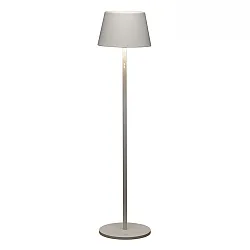 Outdoor LED accu floor lamp PROMEZIA, IP54, 10W RGB + 2700/3000/4000K 600lm, dimmable, white