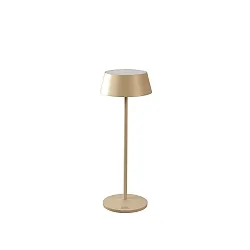 LED Akku-Tischleuchte MENTON USB, 2,9W, 2200/2700K, 10-115lm, IP54, dimmbar, sand