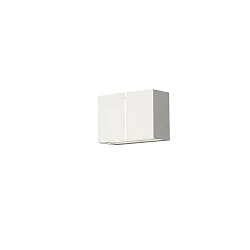 Außen-Wandleuchte PAVIA, mit doppeltem Lichtkegel, 3W 3000K 800lm, Weiß, Aluminium