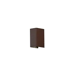 LED Außenwandleuchte CREMONA, 2x3W, IP54, einstellbarer Lichtaustritt, Rost