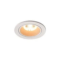 LED Ceiling recessed luminaire NUMINOS DL S, 2700K, IP20, 55°, 720lm, UGR 20, white/white