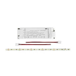 LED QualityFlex® BB Flexband Set, IP00, 9.6W/m 4000K 120°, 500cm + 50W LED driver + 2 cables