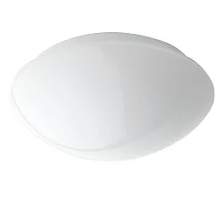 Premium ceiling luminaire, opal glossy glass / ceramics lamp socket, Ø 22cm, E27 max. 60W