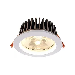 LED Deckeneinbauleuchte COB 130 rund, 18W, stromkonstant, 34,8V DC, 500mA, 3000K, weiß