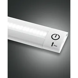 Fabas Luce GALWAY Touch dimmer LED Light bar/Under cabinet luminaire, white, lens 120°, length 100cm, 4000K