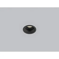ceiling recessed luminaire NESO swivelling, set back GU10 IP20, black matt dimmable